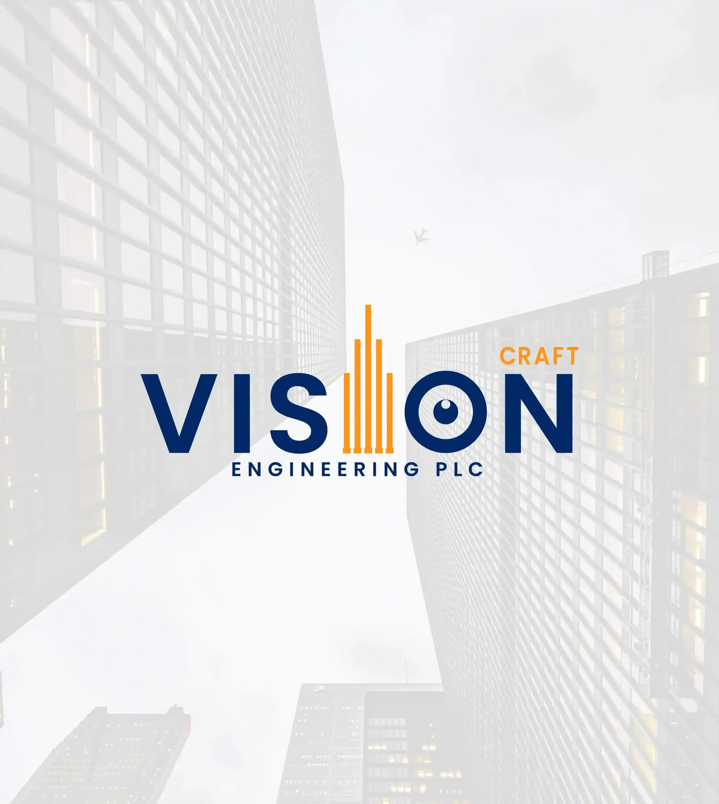 Vision-Craft Engineering logo design - engineering company branding